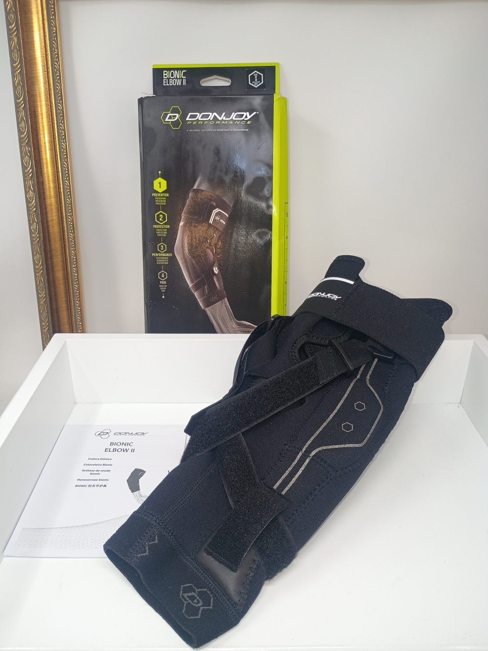 Donjoy Bionic Elbow II Support Brace - Black